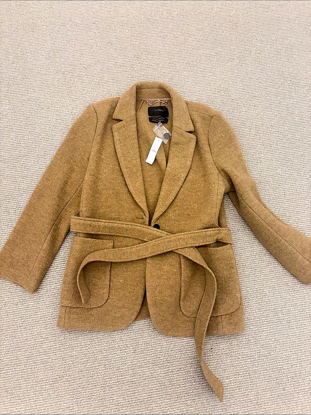 J.Crew Madelyn blazer in Italian Wool Brown